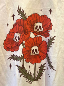 Skull Poppies Tee