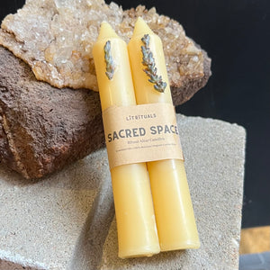 Sacred Space - Large Beeswax Altar Candles