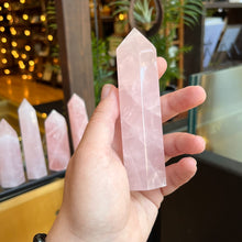 Load image into Gallery viewer, Rose Quartz Polished Tower