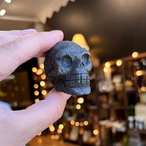 Lava Rock Skull