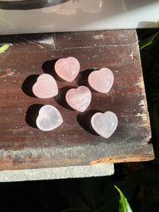Mini Rose Quartz Heart