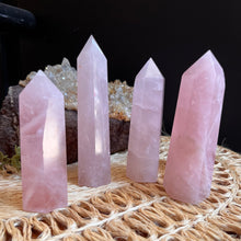 Load image into Gallery viewer, Rose Quartz Polished Tower