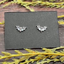 Load image into Gallery viewer, Bat Stud Earrings - Sterling Silver