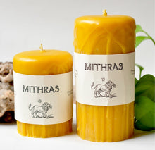 Load image into Gallery viewer, Halcyon Gold Beeswax Candle (3 sizes!)