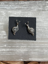 Load image into Gallery viewer, Snail Stud Earrings - Sterling Silver