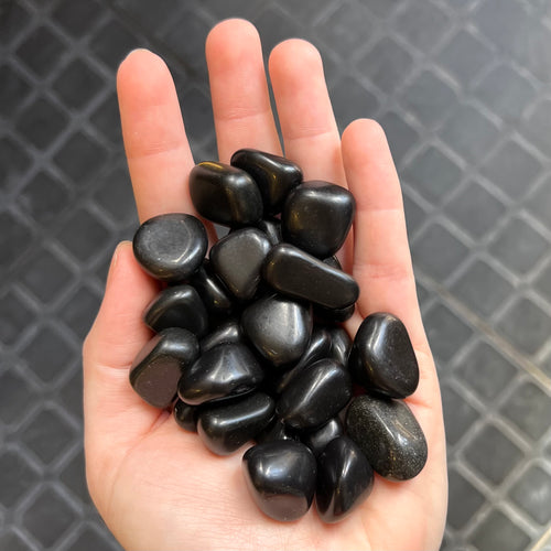 Black Agate - Tumbled