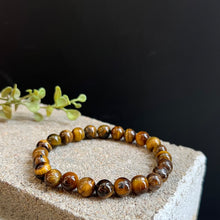 Load image into Gallery viewer, Tiger’s Eye Bead Bracelet