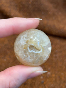 Mini Agate Geode Sphere