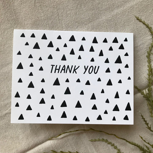SALE Thank You Triangles Card