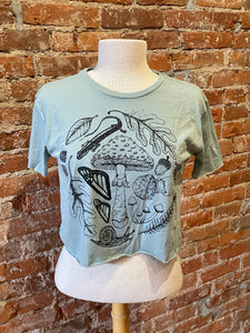 Forest Floor Cropped Tee