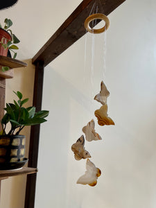 Agate Butterfly Wind Chime