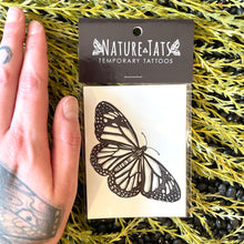 Load image into Gallery viewer, Monarch Butterfly Temporary Tattoo