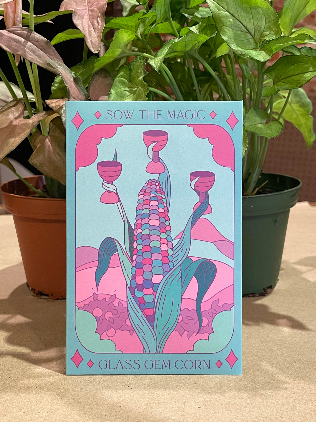 Glass Gem Corn Seed Packet