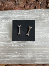 Load image into Gallery viewer, Bone Stud Earrings - Sterling Silver