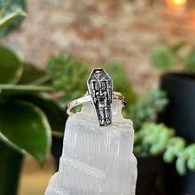 Load image into Gallery viewer, Skeleton Coffin Ring - Sterling Silver