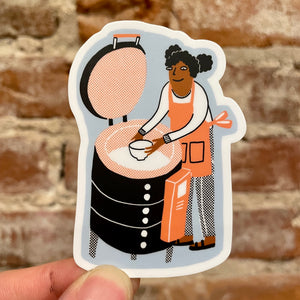 Kiln Girl Sticker