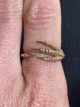 Load image into Gallery viewer, Adjustable Bird Claw Ring - Bronze