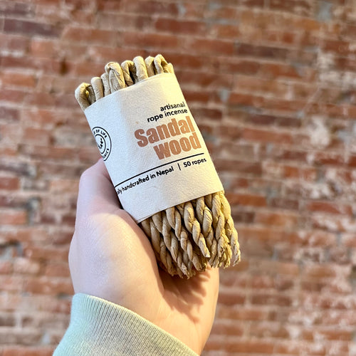 Sandalwood - Handcrafted Rope Incense