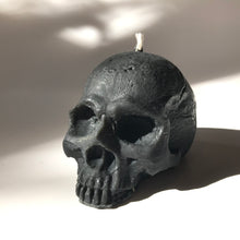 Load image into Gallery viewer, Baba Yaga Beeswax Skull Candle