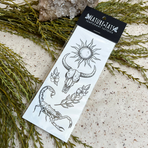 Sunlit South Temporary Tattoo