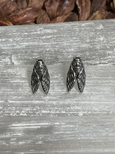 Cicada Earrings - Sterling Silver