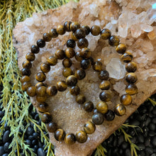 Load image into Gallery viewer, Tiger’s Eye Bead Bracelet