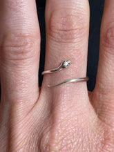 Load image into Gallery viewer, Adjustable Simple Snake Ring - Sterling Silver