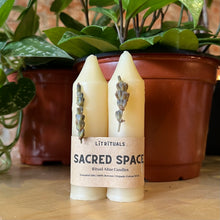 Load image into Gallery viewer, Sacred Space - Small Beeswax Altar Candles