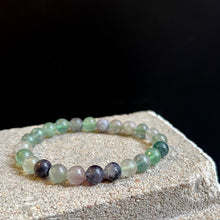 Load image into Gallery viewer, Fluorite Bead Bracelet