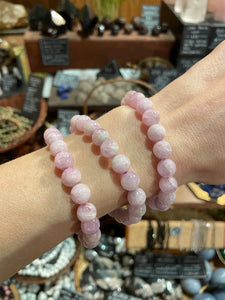 Kunzite Bead Bracelet